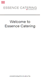 Mobile Screenshot of essence-catering.co.nz